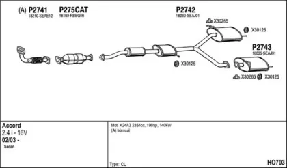 Система выпуска ОГ FENNO купить