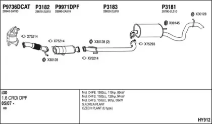 Система выпуска ОГ FENNO купить