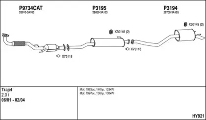 Система выпуска ОГ FENNO купить