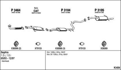 Система выпуска ОГ FENNO купить