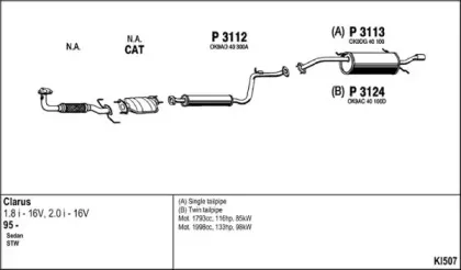 Система выпуска ОГ FENNO купить