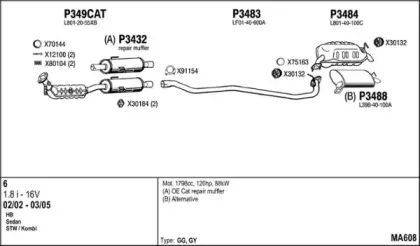 Система выпуска ОГ FENNO купить