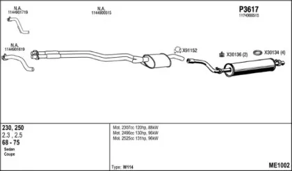 Система выпуска ОГ FENNO купить