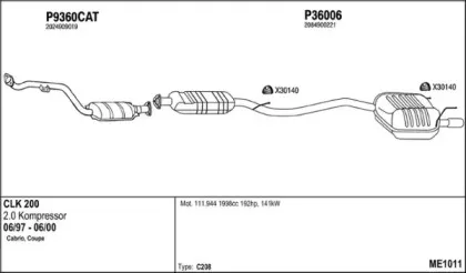 Система выпуска ОГ FENNO купить