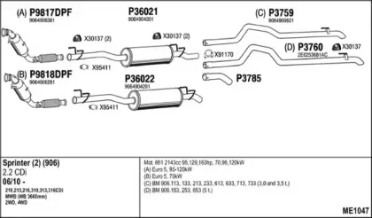 Система выпуска ОГ FENNO купить