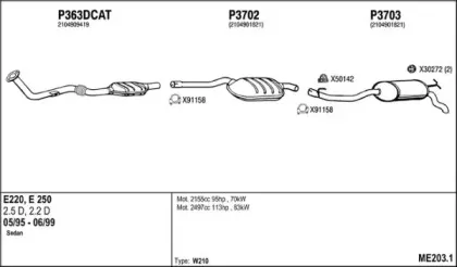 Система выпуска ОГ FENNO купить