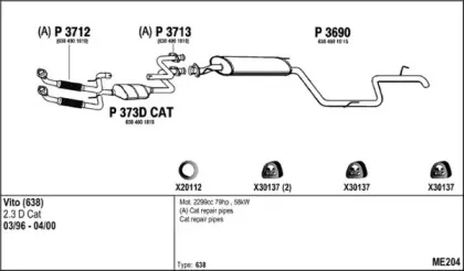 Система выпуска ОГ FENNO купить