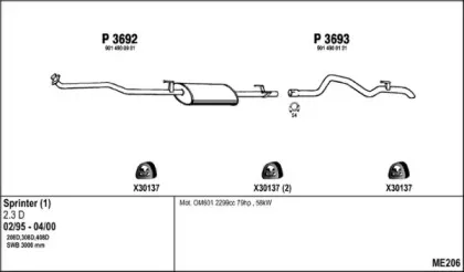 Система выпуска ОГ FENNO купить