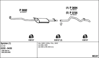 Система выпуска ОГ FENNO купить