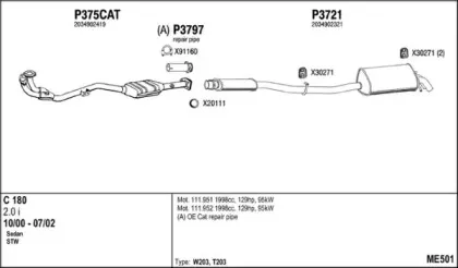 Система выпуска ОГ FENNO купить