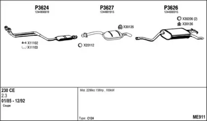 Система выпуска ОГ FENNO купить