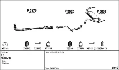 Система выпуска ОГ FENNO купить