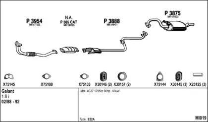 Система выпуска ОГ FENNO купить