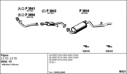 Система выпуска ОГ FENNO купить