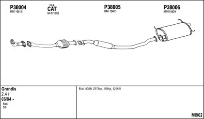 Система выпуска ОГ FENNO купить