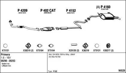 Система выпуска ОГ FENNO купить