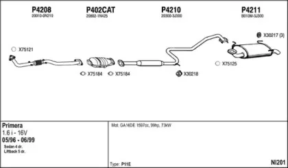 Система выпуска ОГ FENNO купить