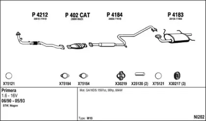 Система выпуска ОГ FENNO купить