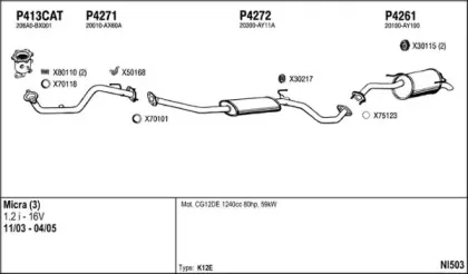Система выпуска ОГ FENNO купить