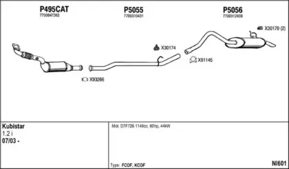 Система выпуска ОГ FENNO купить