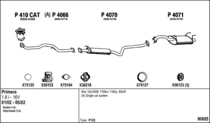 Система выпуска ОГ FENNO купить