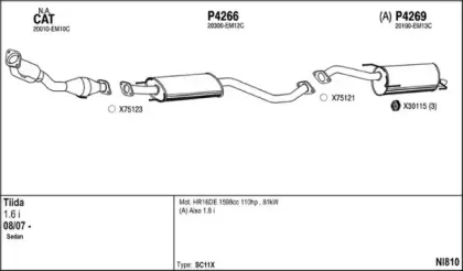 Система выпуска ОГ FENNO купить