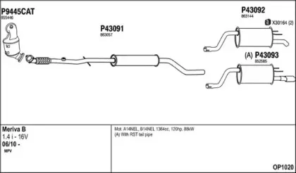 Система выпуска ОГ FENNO купить