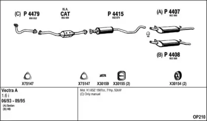 Система выпуска ОГ FENNO купить
