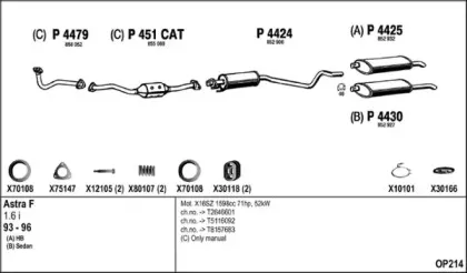 Система выпуска ОГ FENNO купить