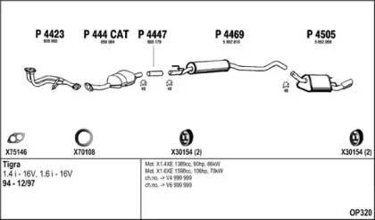 Система выпуска ОГ FENNO купить
