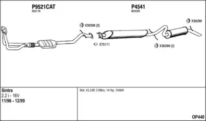 Система выпуска ОГ FENNO купить