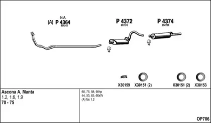 Система выпуска ОГ FENNO купить
