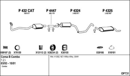 Система выпуска ОГ FENNO купить