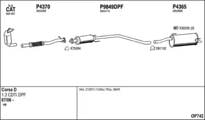 Система выпуска ОГ FENNO купить