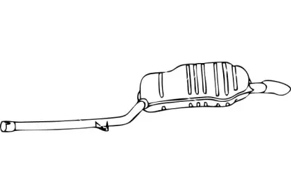 Глушитель выхлопных газов конечный FENNO купить