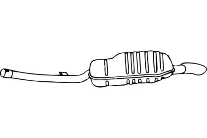 Глушитель выхлопных газов конечный FENNO купить