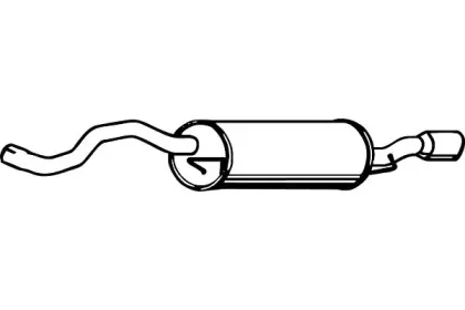 Глушитель выхлопных газов конечный FENNO купить