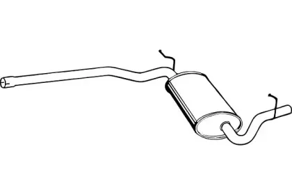 Средний глушитель выхлопных газов FENNO купить