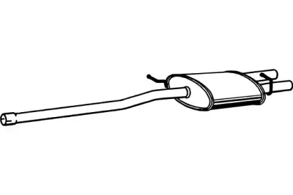 Средний глушитель выхлопных газов FENNO купить