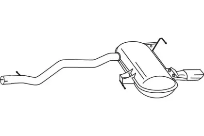 Глушитель выхлопных газов конечный FENNO купить