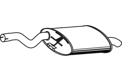 Глушитель выхлопных газов конечный FENNO купить