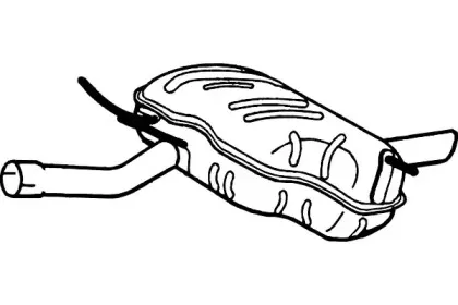 Глушитель выхлопных газов конечный FENNO купить