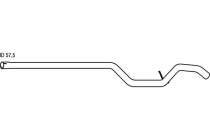 Труба выхлопного газа FENNO купить