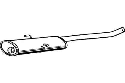 Средний глушитель выхлопных газов FENNO купить