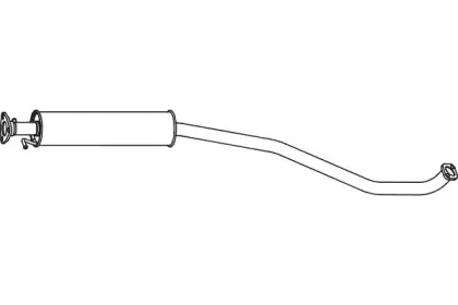 Средний глушитель выхлопных газов FENNO купить