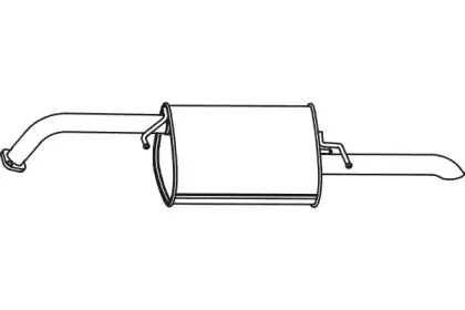 Глушитель выхлопных газов конечный FENNO купить