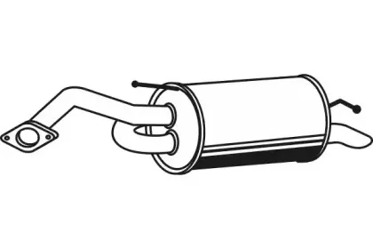 Глушитель выхлопных газов конечный FENNO купить