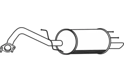 Глушитель выхлопных газов конечный FENNO купить