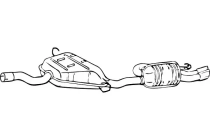 Глушитель выхлопных газов конечный FENNO купить