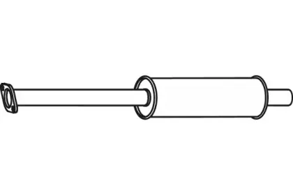 Средний глушитель выхлопных газов FENNO купить